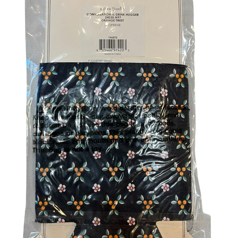 🍷🍹”Vera Bradley”Drink Hugger ((NIP))🍹🍷